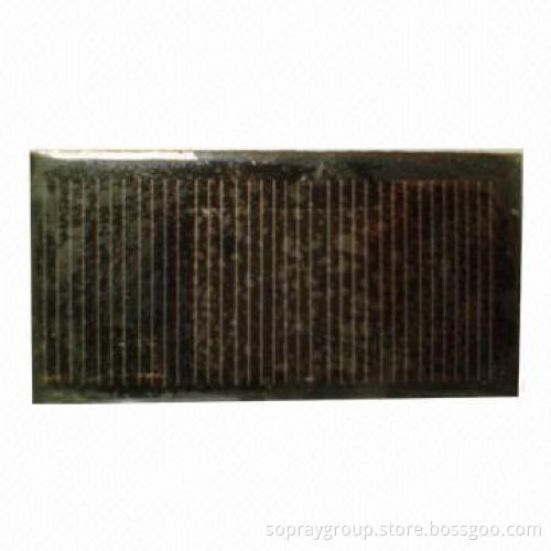 PET solar panel, laminated with PCB